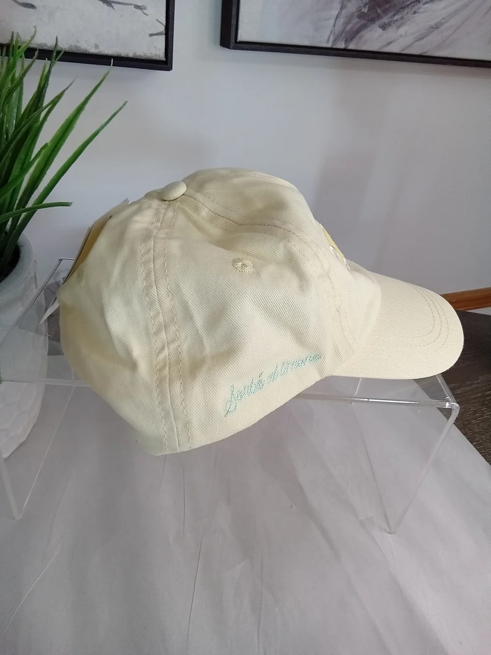 NWT H&M Kids Lemon Embroidered Baseball Cap Yellow 3-6Y